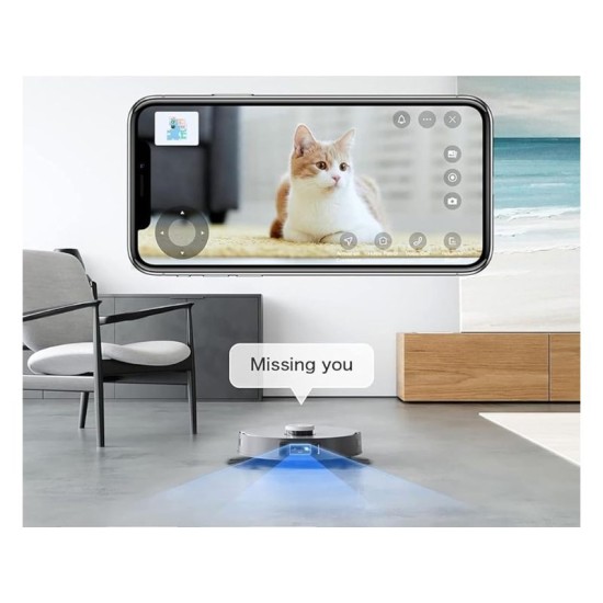 Робот прахосмукачка с автоматична станция ECOVACS DEEBOT X1 Omni